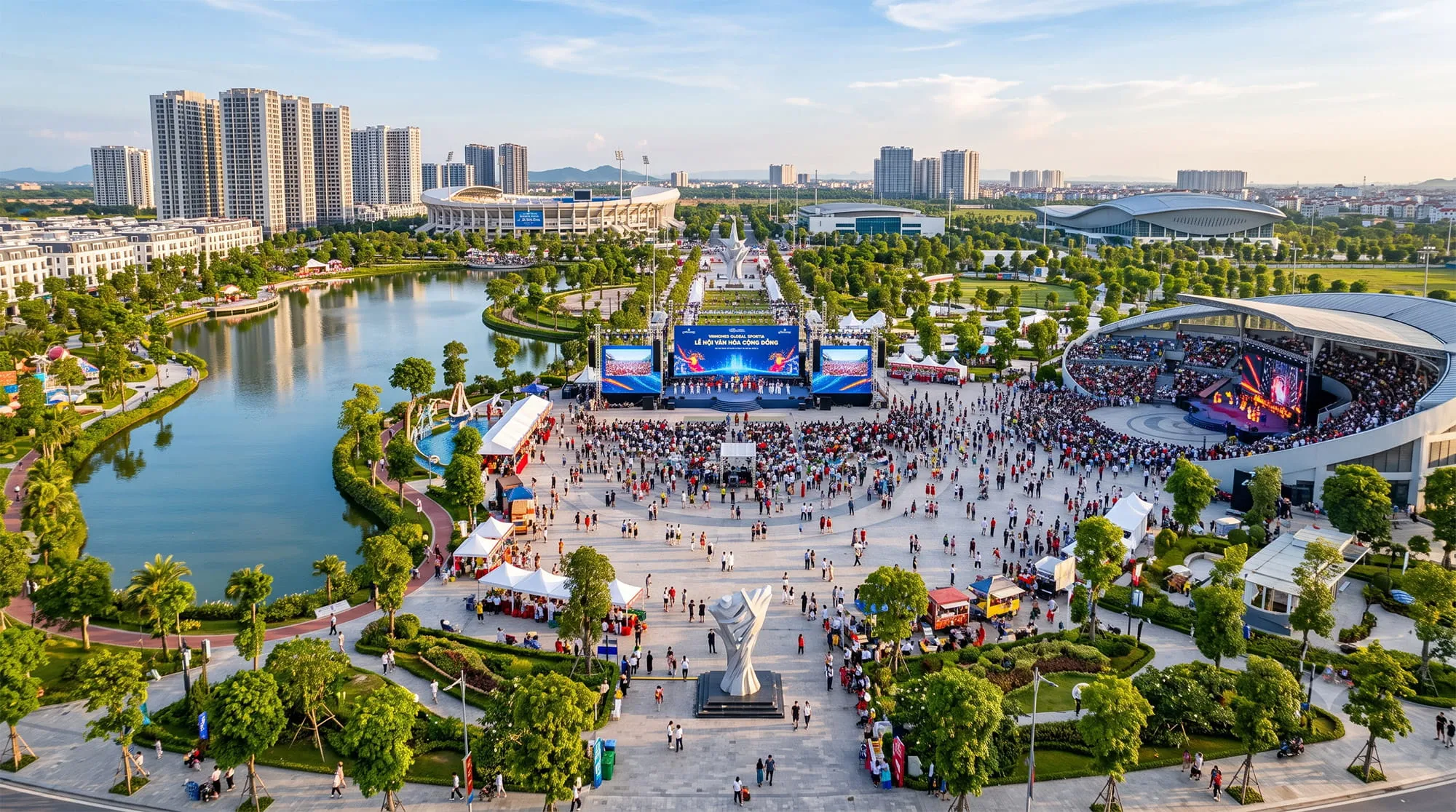 Quảng trường Olympic quy mô 100 ha tại Vinhomes Global Sportia Quảng trường Olympic quy mô 100 ha tại Vinhomes Global Sportia