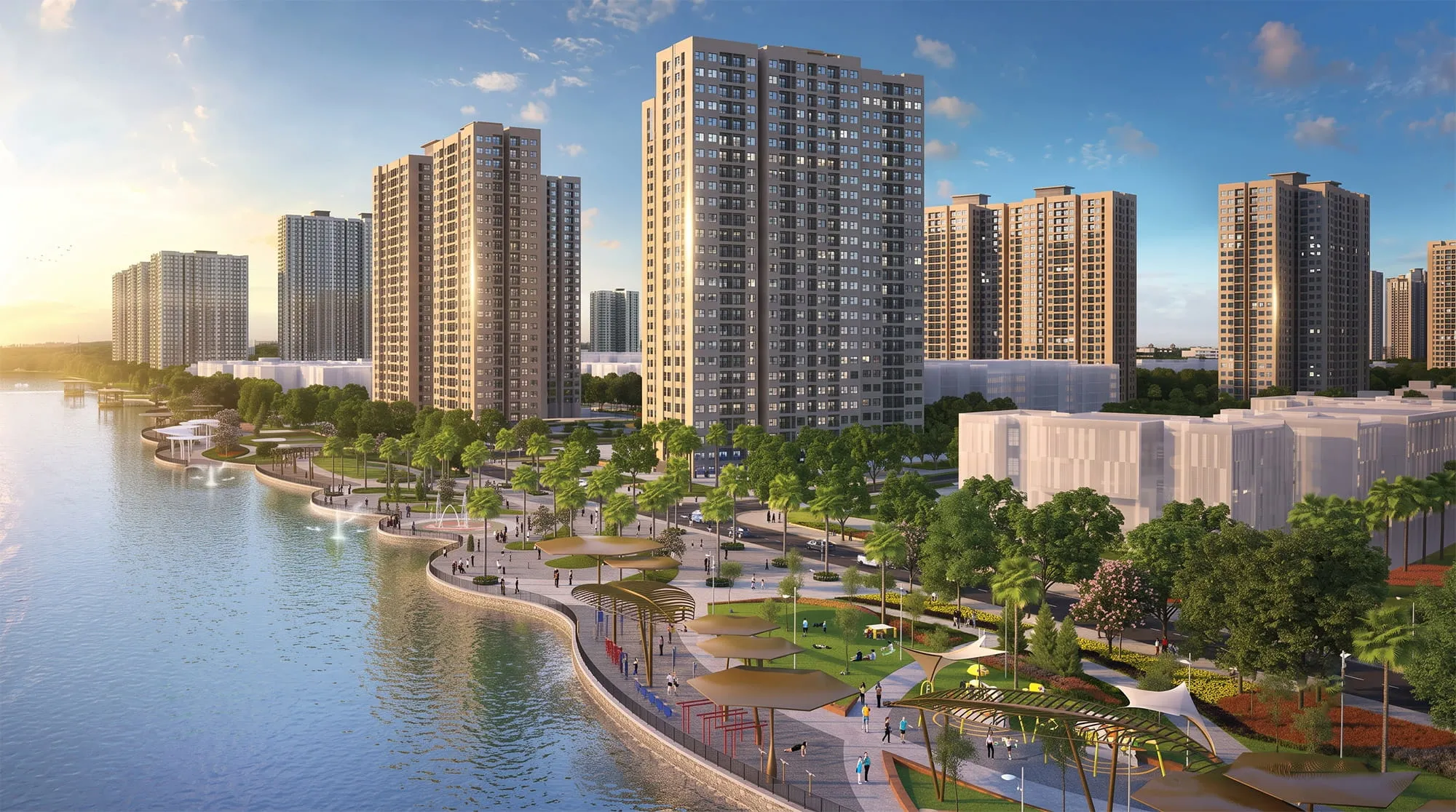Phối cảnh chung cư Vinhomes Global Sportia